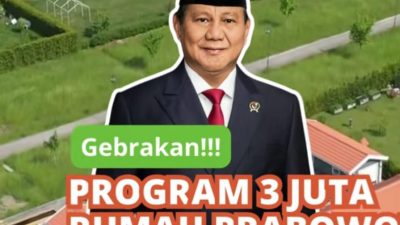 Program 3 Juta Rumah Prabowo Gibran 2025, atasi krisis perumahan