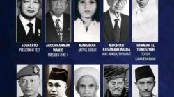 10 Pahlawan Nasional 2025 Prabowo Soeharto Gus Dur Marsinah
